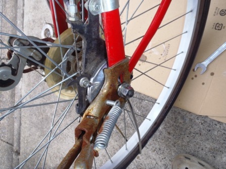 自転車タイヤ交換