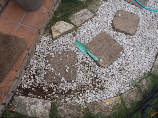 庭石洗い
