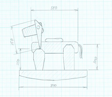 木馬の図面